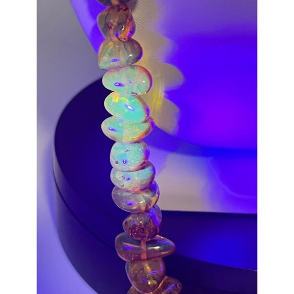 Vintage Natural Baltic Amber Beaded Necklace with graduated chunk beads 28” - Picture 4 of 10